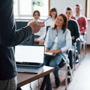 managers learning more in a classroom setting